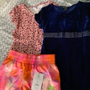 Girls dresses and shorts size 7/8